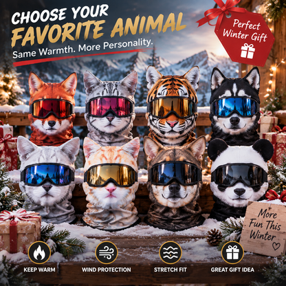 🦊 Animal Face Ski Mask – The Winter Balaclava Everyone Will Ask About