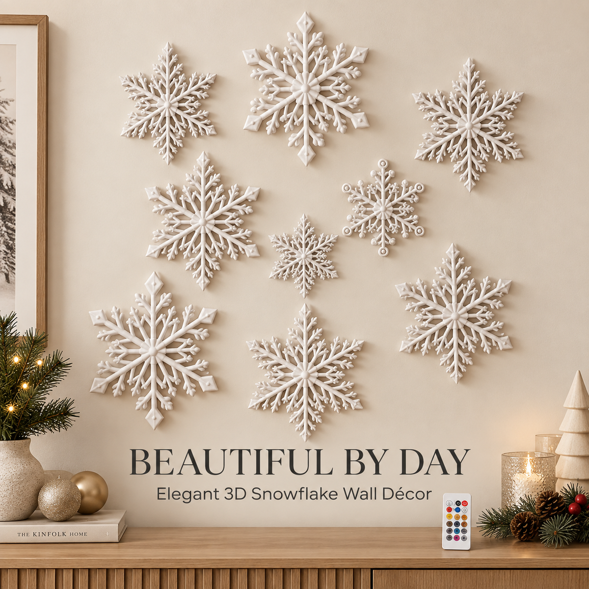❄️ Turn Any Wall Into a Glowing Winter Wonderland