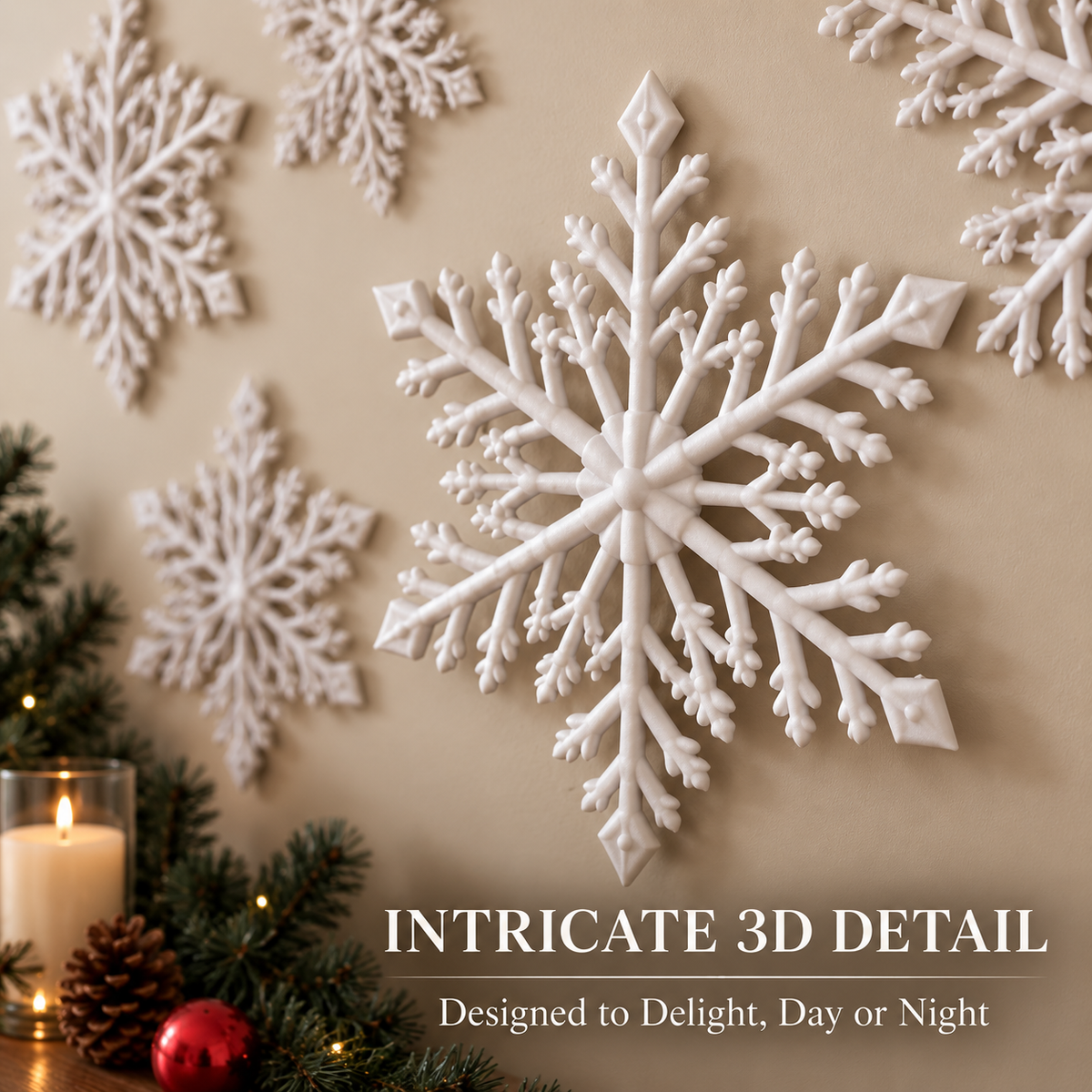 ❄️ Turn Any Wall Into a Glowing Winter Wonderland