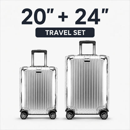 ✈️ Clear Luggage Protector – Keep Your Suitcase Looking Travel-Ready