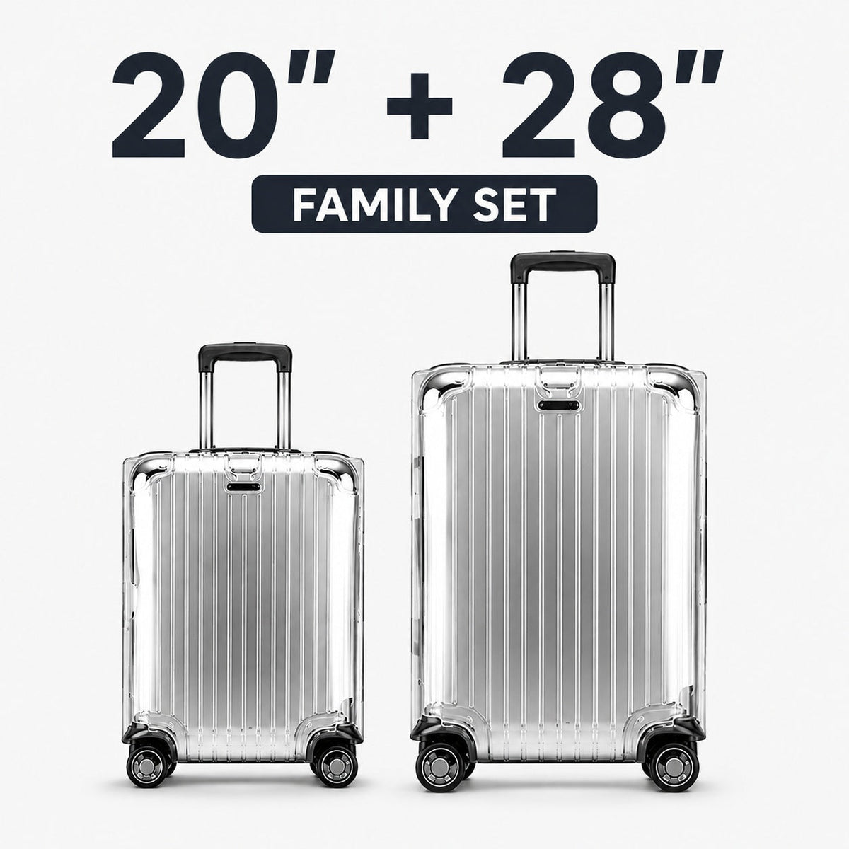 ✈️ Clear Luggage Protector – Keep Your Suitcase Looking Travel-Ready