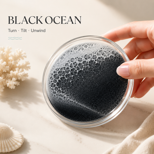 ✨ Handmade Liquid Sand Acrylic Coaster – Moving Ocean-Inspired Table Art