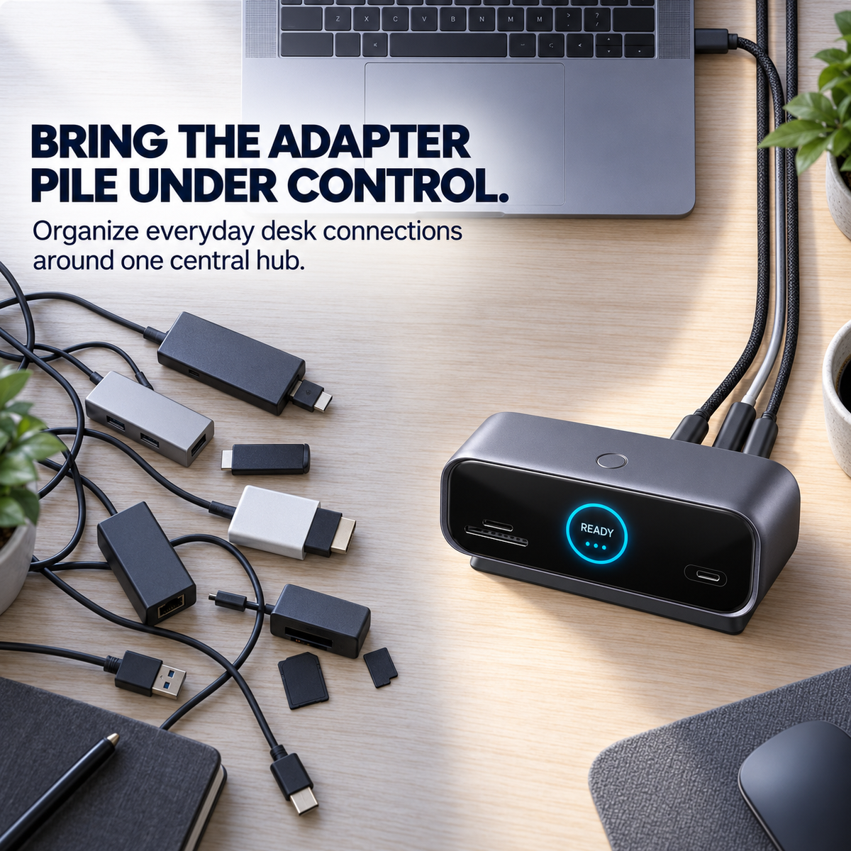 📲 Smart Display USB-C Docking Station – One Cable, A Complete Desktop Setup