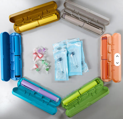 Hardshell Insulin Pen Case – Compact Pen & Needle Organizer for Daily Carry, Work & Travel
