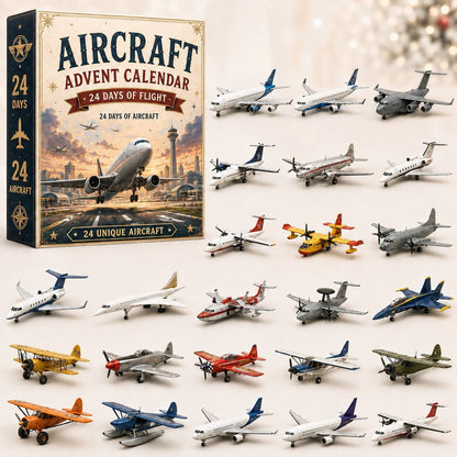 24-Day Aviation Advent Calendar – 24 Collectible Aircraft Surprises