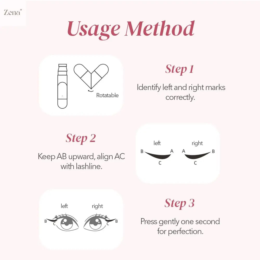 Perfect Wings Eyeliner Stamp ZenaMakeup