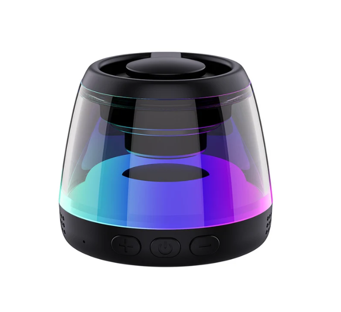Mini RGB Bluetooth Speaker & Magnetic Phone Stand – Portable 5W 360° Stereo Sound