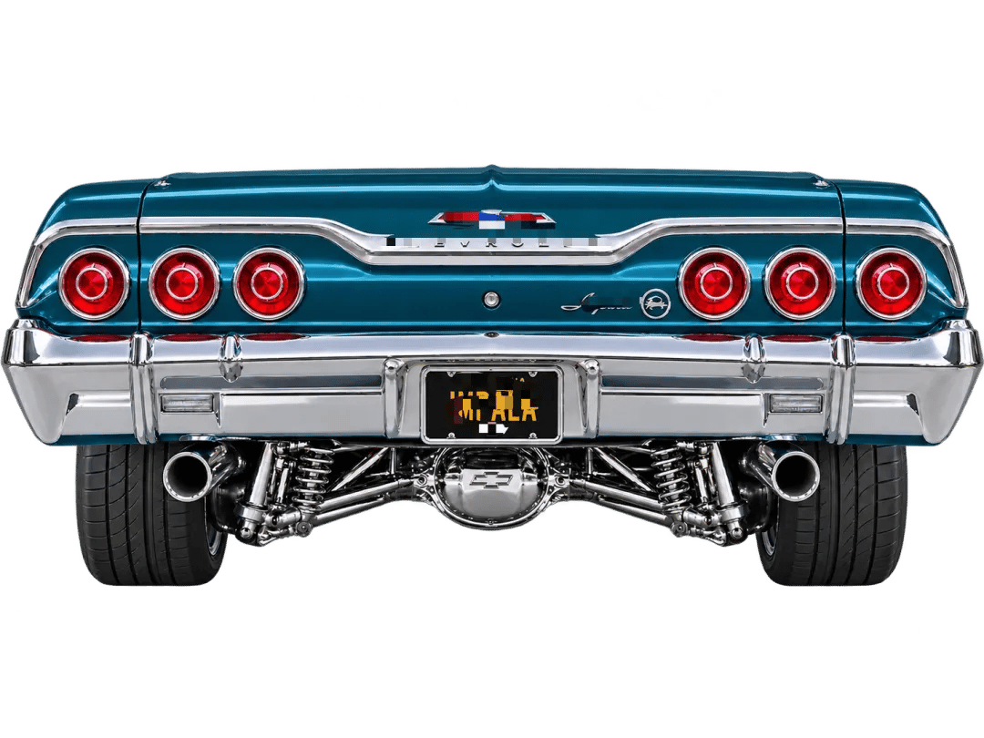 🚗 3D Classic Car Rear Wall Shelf Lamp – Wireless Tail-Light Decor with Remote Control