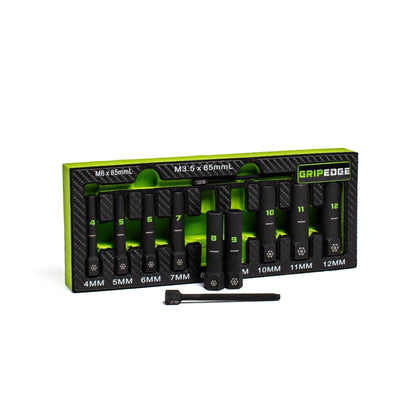 🔩 26-Pcs Deep Socket Extractor Bundle — ✨4–25mm Metric, 1/4', 3/8' & 1/2' Drive