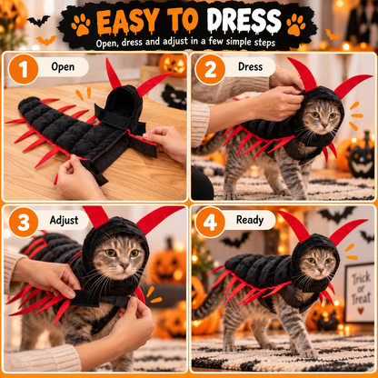 🐛Halloween Cat And Centipede Costume