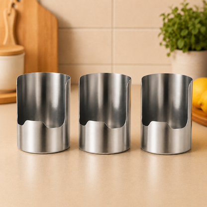 ✨Thickened Stainless Steel Utensil Organizer, Rust Resistant Easy to Clean