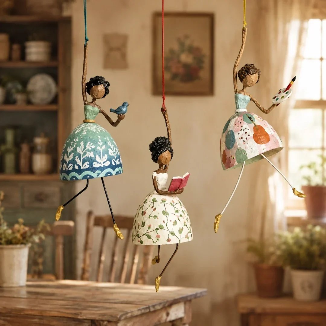 💃 Let Your Space Dance — Whimsical Dancing Lady Hanging Ornament