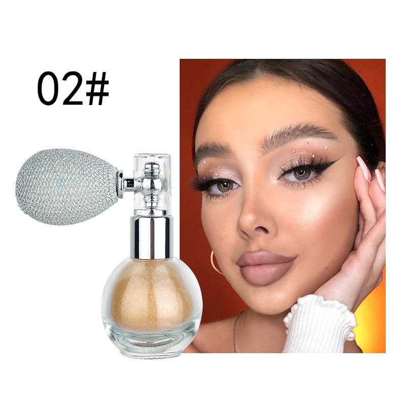 💯🔥Hot Sale 49% OFF-✨Spray Glitter Highlighters Makeup Accessory Hair Body Decor for Parties