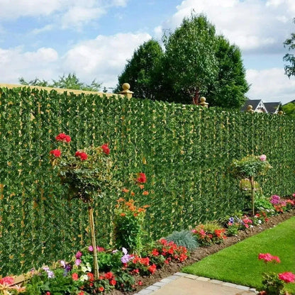 🌿 Artificial Ivy Privacy Screen – Instant Greenery for Fences & Balconies