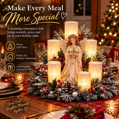 🌲Lighted Christmas Centerpiece — 7 Styles, Candle-Style Holiday Decor