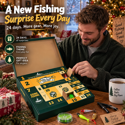 🎣Fishing Advent Calendar — 24 Days of Fishing Surprises for Anglers