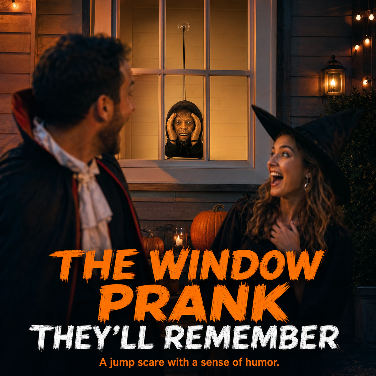 🤣👻Scary Peeper Freak Halloween Decoration – The Ultimate Window Prank! 🎃🧟‍♀️