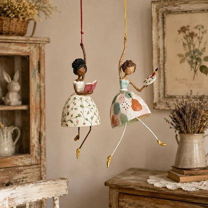 💃 Let Your Space Dance — Whimsical Dancing Lady Hanging Ornament