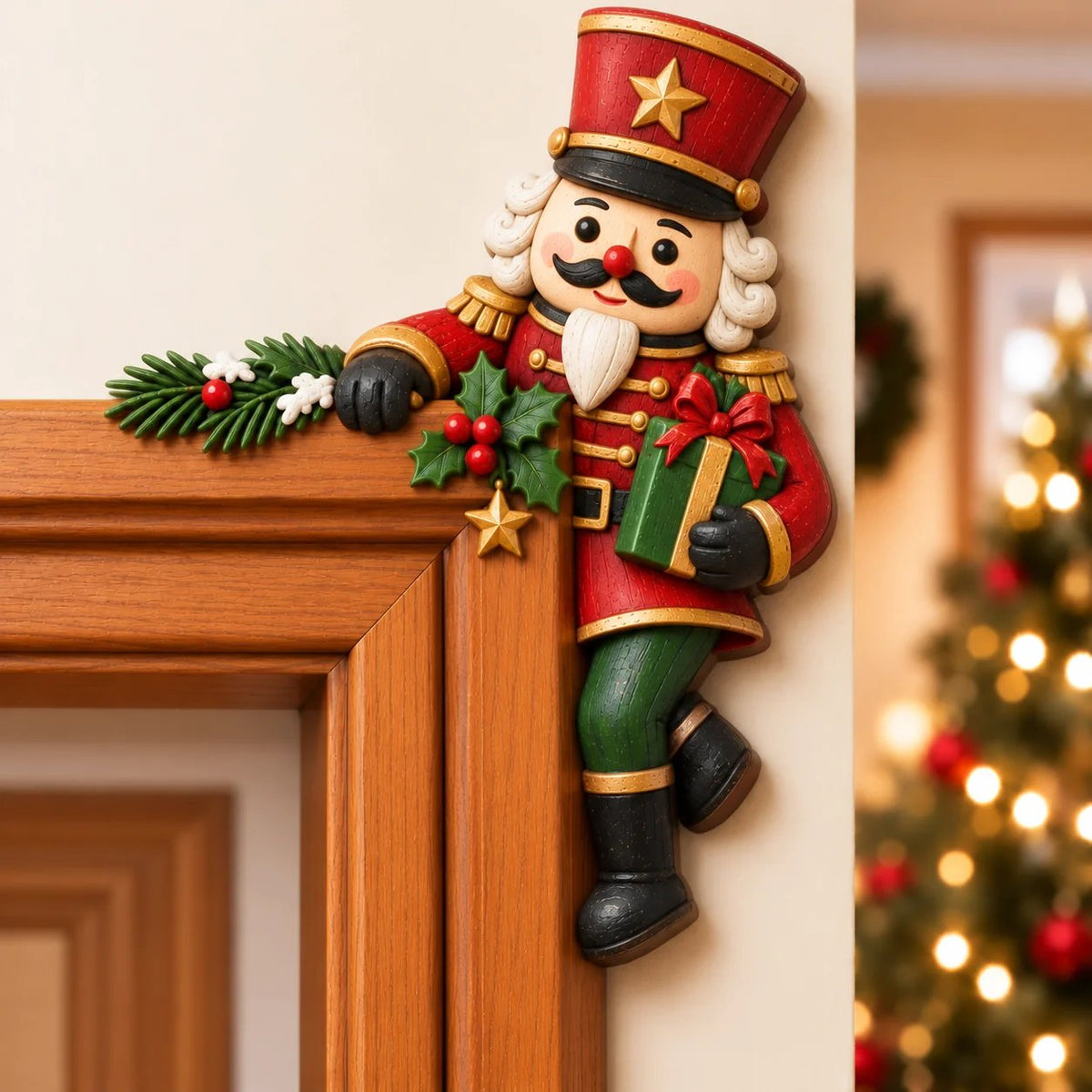 💯🎅Christmas Peekaboo Door Frame Corner Decor