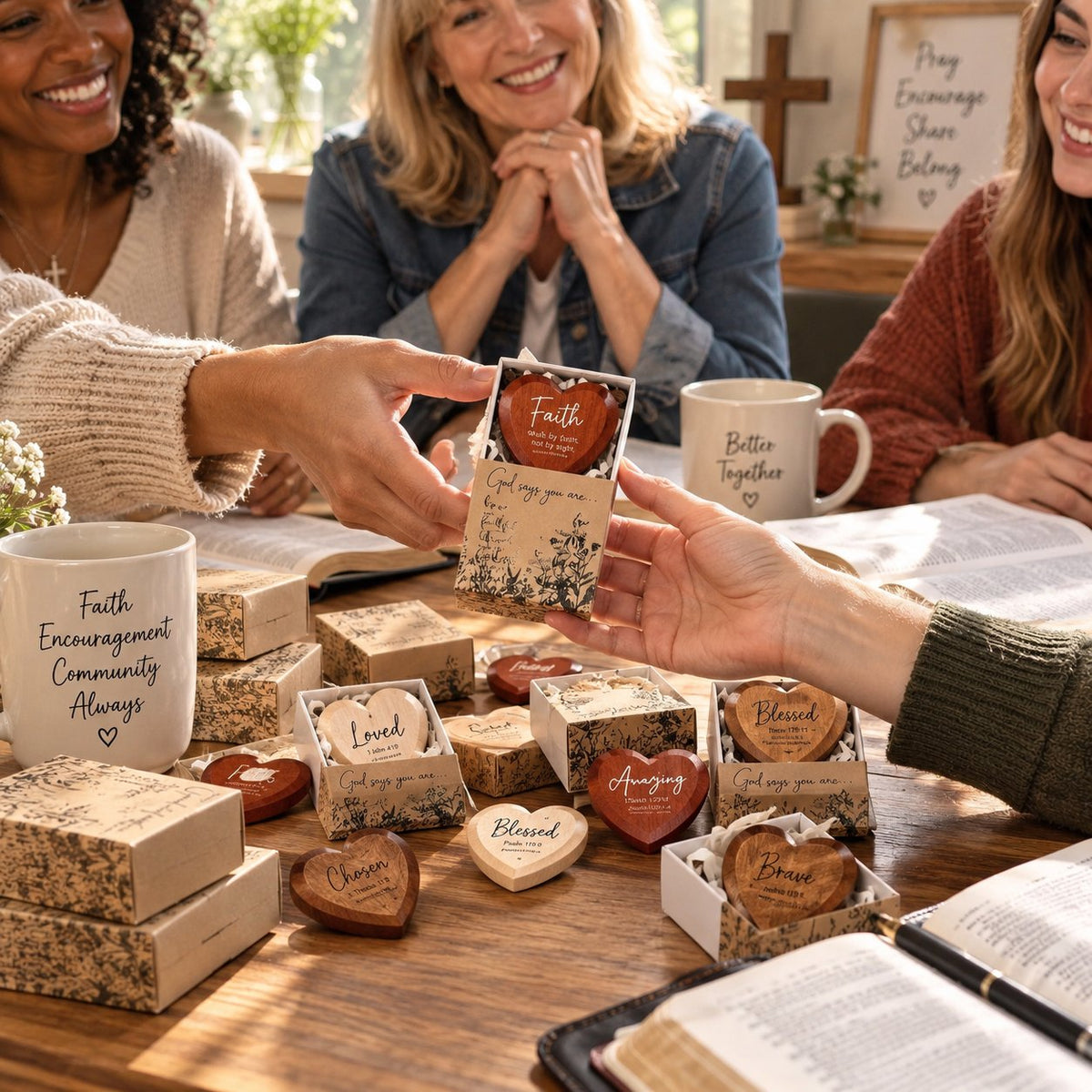 💯 49% off✝️Christian Pocket Heart Gift Set(Set of 12)