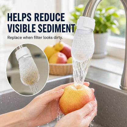 🚰 See What Your Faucet Leaves Behind – Cotton Sediment Filter Bags