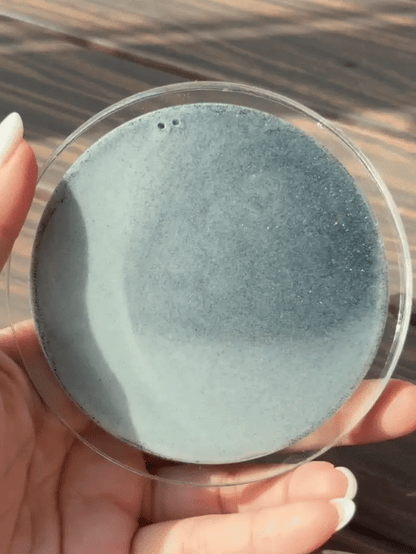 ✨ Handmade Liquid Sand Acrylic Coaster – Moving Ocean-Inspired Table Art
