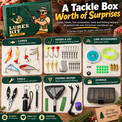 🎣Fishing Advent Calendar — 24 Days of Fishing Surprises for Anglers