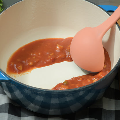 💡Soft Top Silicone Kitchen LADLE Spoon