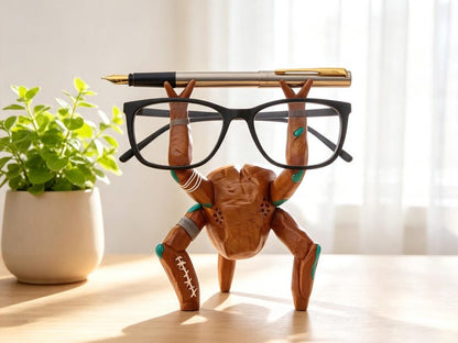Stone Figurine-Style Ornaments, 3D-Printed Glasses/Pencil Holders