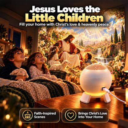 ⏰Today Only -49% OFF🔥✝️ Jesus Loves the Little Children 5D Projection Light – Fill Your Home With Christ’s Love & Heavenly Peace