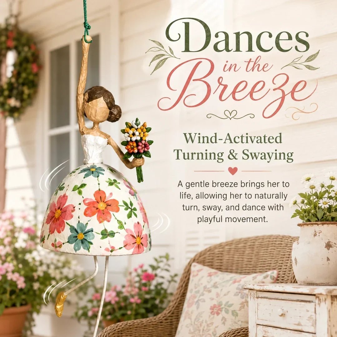 💃 Let Your Space Dance — Whimsical Dancing Lady Hanging Ornament