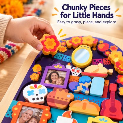 💛 Personalized Family Memory Ofrenda Board – Interactive Photo Keepsake Puzzle