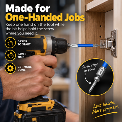 🧲Magnetic Hex Bit Set — 8 Sizes, Color-Coded, S2 Steel, 65mm