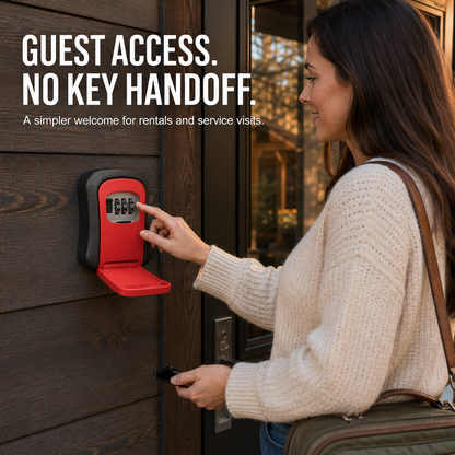 🚨 LIMITED TIME Never Get Locked Out Again 🔐 | 4-Digit Wall-Mounted Key Lock Box