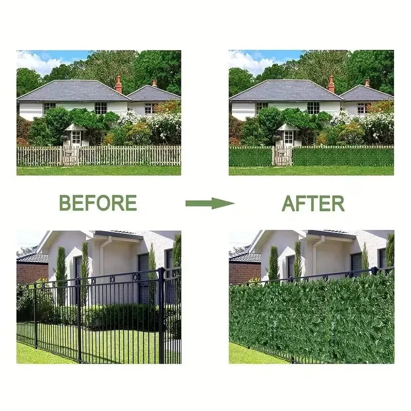 🌿 Artificial Ivy Privacy Screen – Instant Greenery for Fences & Balconies