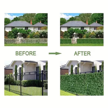 🌿 Artificial Ivy Privacy Screen – Instant Greenery for Fences & Balconies