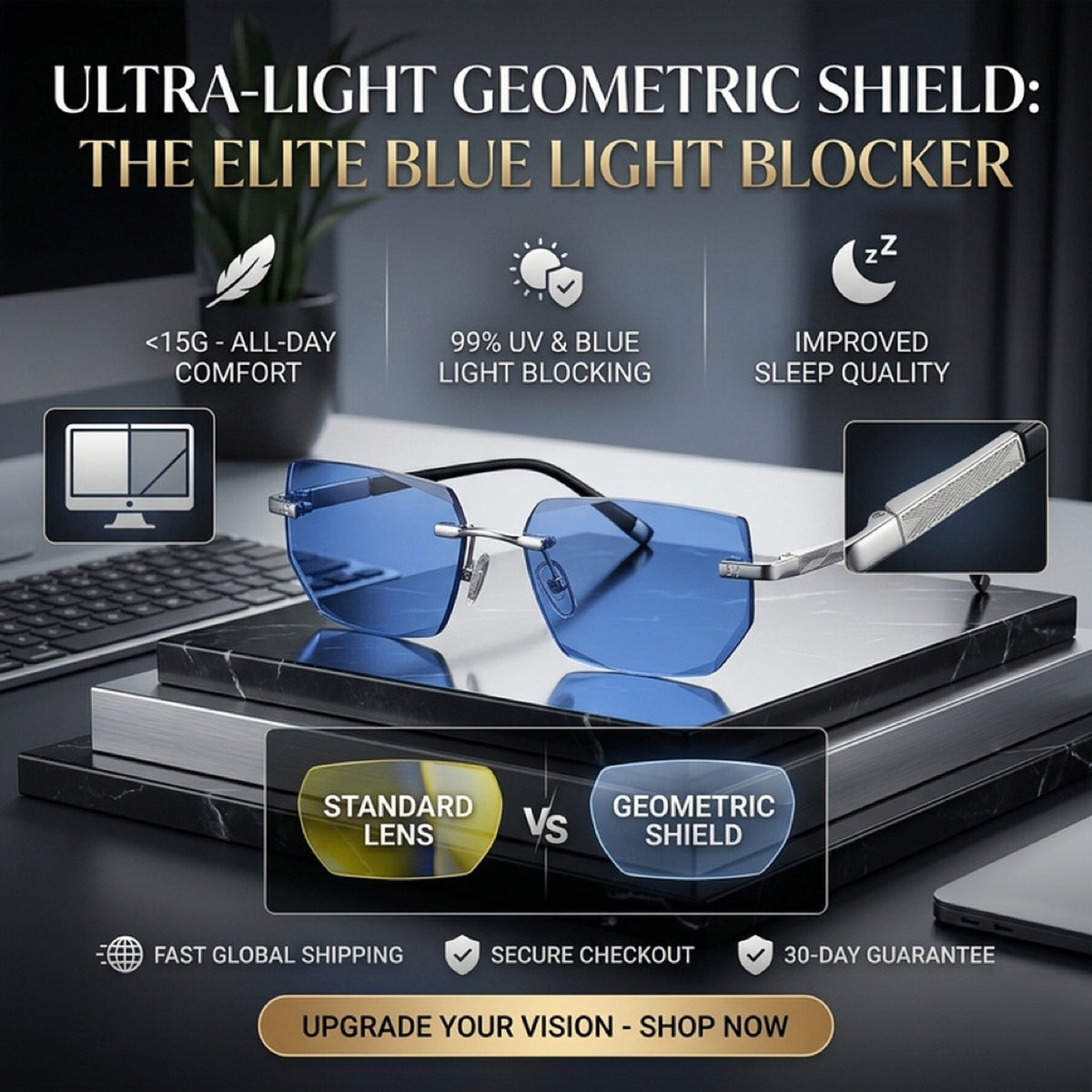 🔥 Intelligent Auto-Focus Zoom Glasses – Near, Mid & Far Vision in One Pair👓