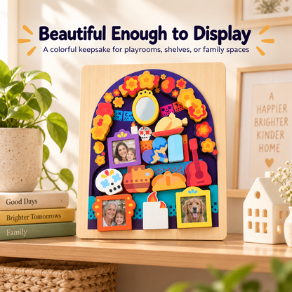 💛 Personalized Family Memory Ofrenda Board – Interactive Photo Keepsake Puzzle