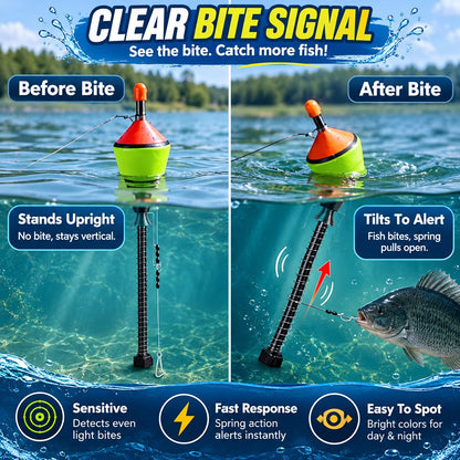 Auto Spring Fishing Float for Freshwater Saltwater Fishing