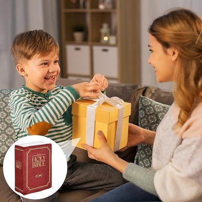 📖 Bible Book Pillow – A Cozy, Meaningful Accent for Home & Gifting