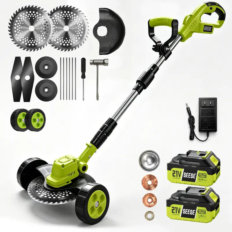 🌿🔥2026 Hot Sale 21V Cordless 3-in-1 Grass Trimmer, Edger & Mini Mower