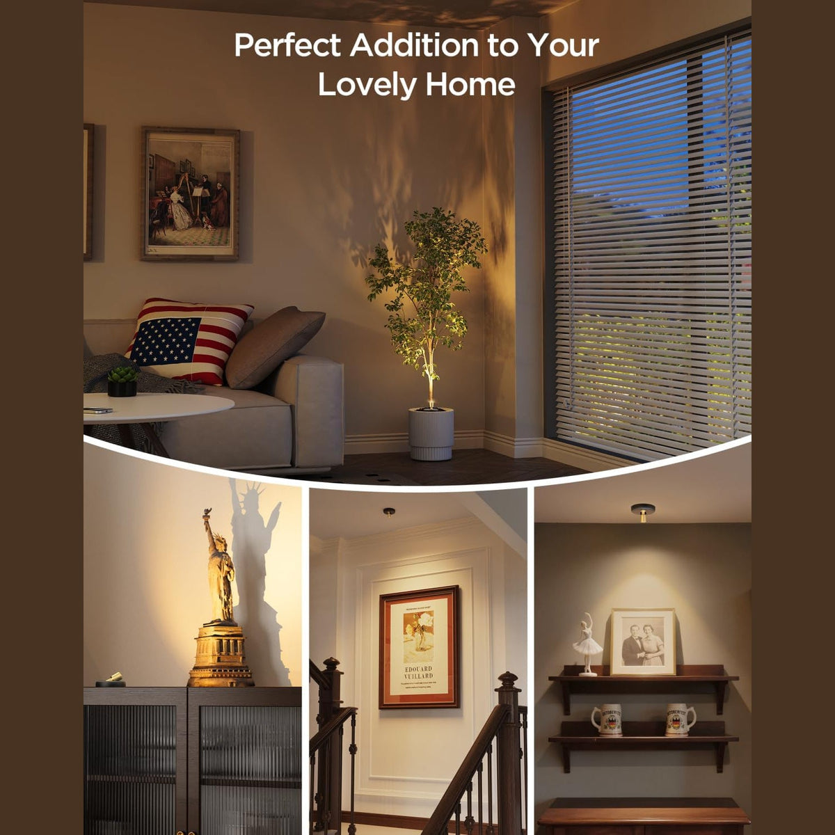 ✨ Rechargeable Wireless LED Spotlights – Instantly Elevate Any Corner