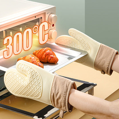 🔥 Heat-Resistant Silicone Cooking Gloves – Grip Hot Cookware with More Control