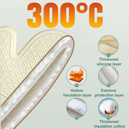 🔥 Heat-Resistant Silicone Cooking Gloves – Grip Hot Cookware with More Control