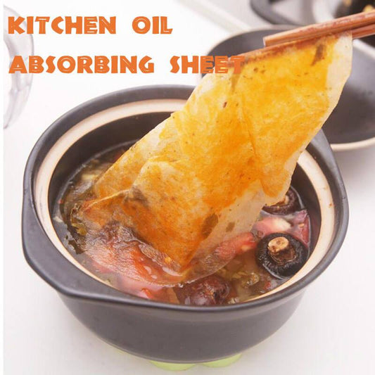 Soup & Hot Pot Oil-Absorbing Sheets – 20 Pack