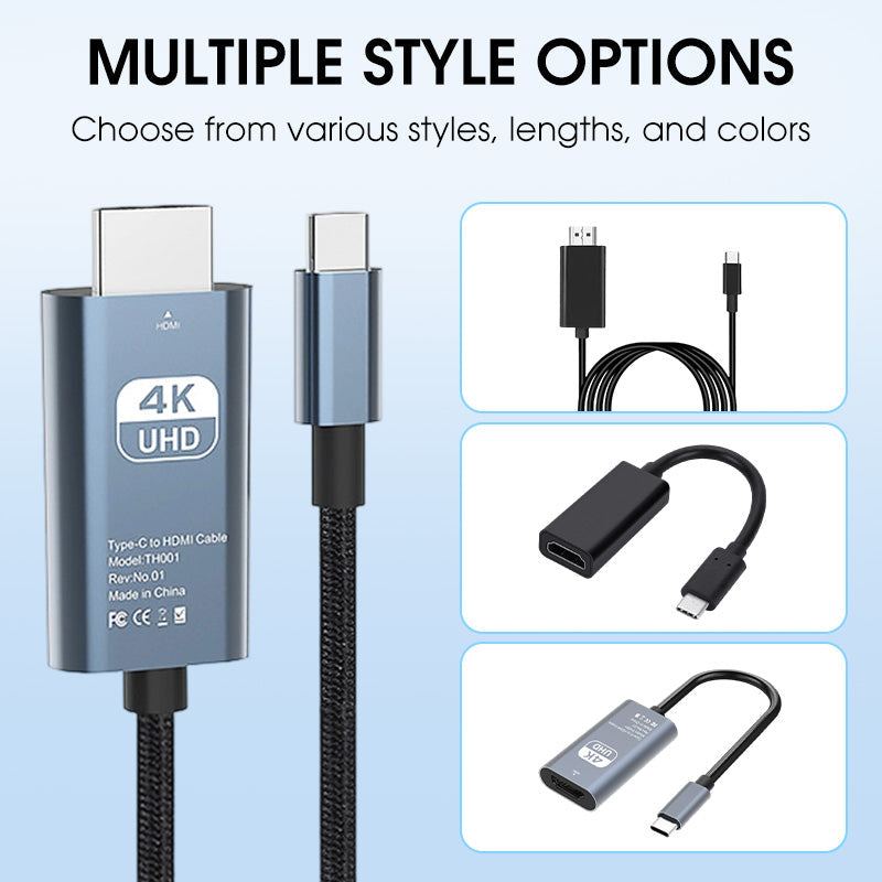 📺 USB-C to HDMI Adapter – Put Your Screen on the Big Screen in Seconds