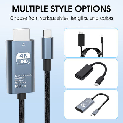 📺 USB-C to HDMI Adapter – Put Your Screen on the Big Screen in Seconds