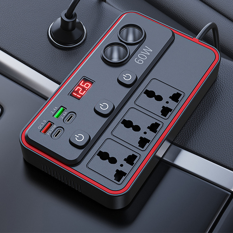 9-Port Car Power Hub – Power More Devices From One Vehicle Outlet