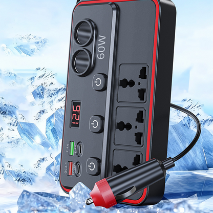 9-Port Car Power Hub – Power More Devices From One Vehicle Outlet