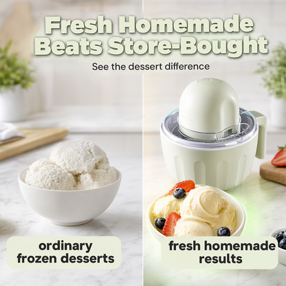 🍦Automatic Ice Cream Maker — Creamy Homemade Frozen Treats for Families